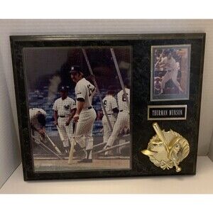 thurman munson wall  plaque Yankees baseball